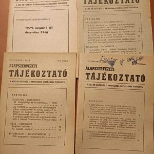 Alapszervezeti tájékoztató propagandaanyag