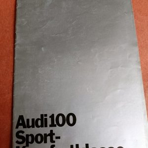 Audi 100 Sport prospektus