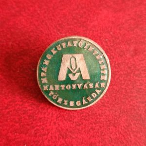 MTA MG. Kutatóintézete törzsgárda Martonvásár jelvény