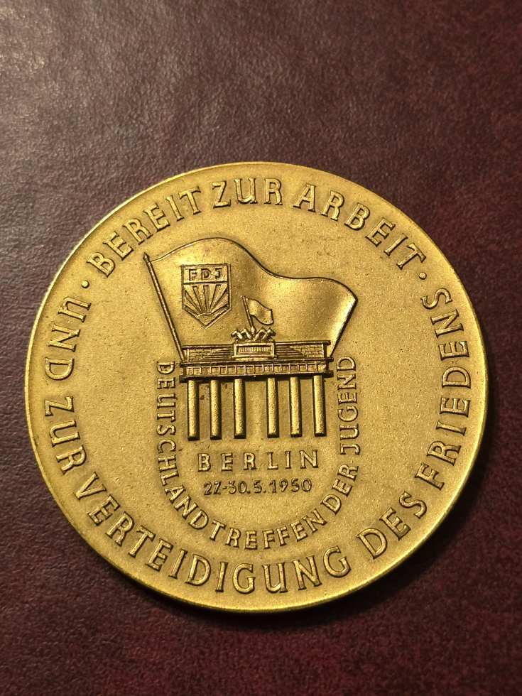 FDJ Német Ifjúsági Találkozó érem
