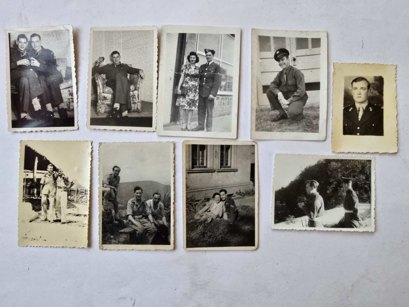 Angol katonák fényképek